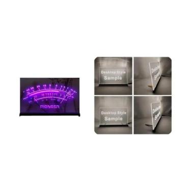 Imagem de Letreiro Neon LED 3D Esculpido Pioneer Peak VU dB Arte De Parede Para 