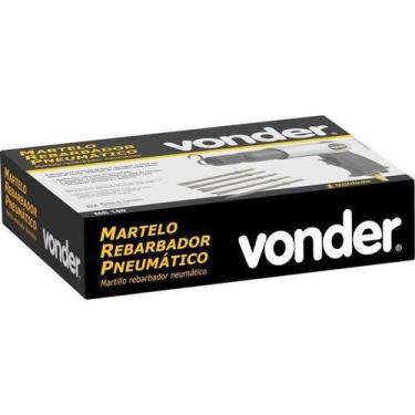 Imagem de Martelo rebarbador pneumático 28,2 pcm 1/4" npt mr190 - Vonder