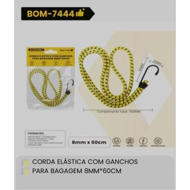 Imagem de Corda elastica com ganchos para bagagem - Bom