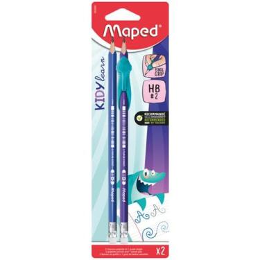 Imagem de Lápis Grafite HB Maped Kidy Learn com Borracha e Apoio de Dedo