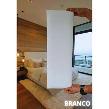 Imagem de Cabeceira Alta Modular Estofada 120x20cm até o Chão para Cama Box Solteiro Casal Queen King | Vários Tamanhos e Cores(Banco,SOLTEIRO 5 PLACAS)