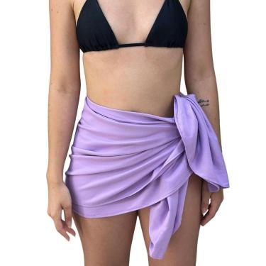 Imagem de Canga de Praia Lisa em Viscose-Feminino