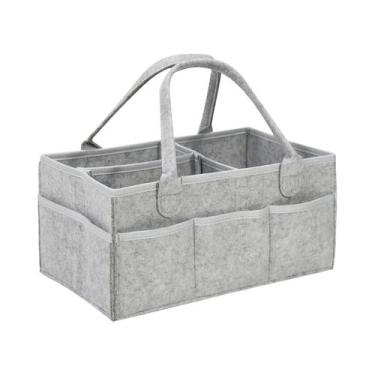 Imagem de Cesto Organizador Dobrável Para Carrinho De Bebê, Bolsa De Maternidade