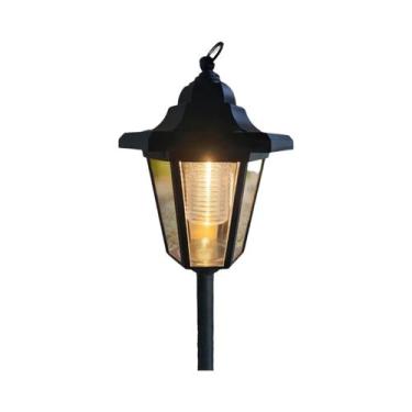 Imagem de Luzes Solares Hexagonais Para Caminhos, Lanternas Decorativas Para Jar