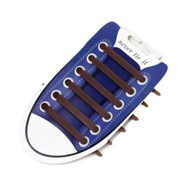 Imagem de 12 Peças De Cadarços De Silicone Elásticos Sem Amarração Para Crianças