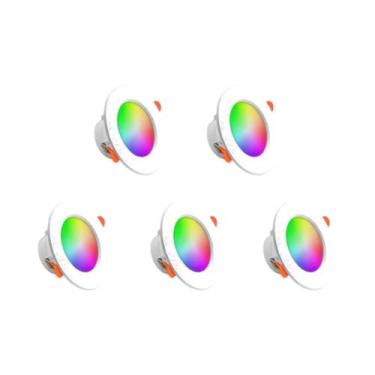 Imagem de Luminária De Teto LED Inteligente 10W Bluetooth RGB Com Mudança De Cor