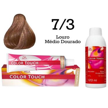 Imagem de Tonalizante Color Touch 7.3 Louro Médio Dourado e Ox Wella - Wella Pro