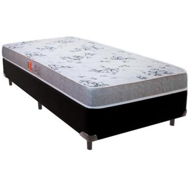 Imagem de Cama Box Solteiro e Colchão Pro-Life D28 Espuma Colchobel Preto
