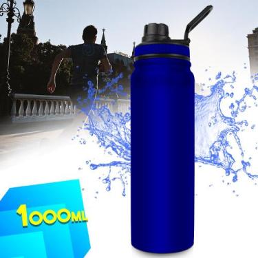 Imagem de Garrafa Térmica Inoxidável 1L Conserva Bebida Quente ou Fria 070 - NEH
