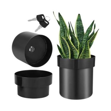 Imagem de Cofre De Segurança Secreto De 2 Camadas Com Fechadura, Em Formato De V