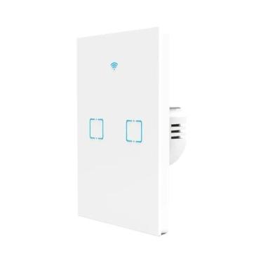 Imagem de Interruptor De Luz Inteligente WiFi 1/2/3 Gangue Padrão UE, Sem Fio Ne