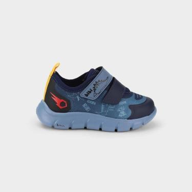 Imagem de Tênis Infantil Bibi Energy Baby 2.0 Azul de Dinossauro-Masculino