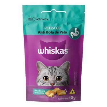 Imagem de Ração Whiskas Snacks Anti Bola Pelo 80g - Champ
