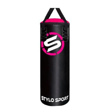 Imagem de Saco de pancada infantil 70x90 treino boxe stylo - STYLO SPORT, Rosa