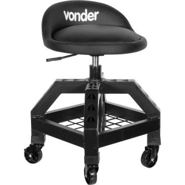 Imagem de Banqueta Para Mecânico Até 150kg Aço Rodízios Vonder Plus