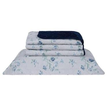 Imagem de Cobre Leito Solteiro Colori Dupla Face 200 Fios Estampado 2 Peças - Ma