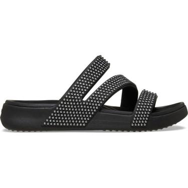 Imagem de Sandália Crocs Getaway Gems Strappy Sandal Black-Unissex
