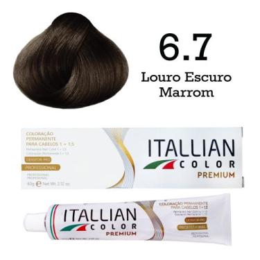 Imagem de Coloração Itallian Color 6.7 Louro Escuro Marrom - Itallian Hairtech