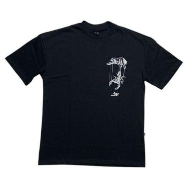 Imagem de Camiseta Lost 22512608 Scorpion - Preto Tamanho Camiseta:G-Masculino