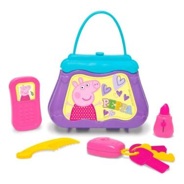 Imagem de Bolsa Da Peppa Pig Com Acessórios Menina - Elka Brinquedos