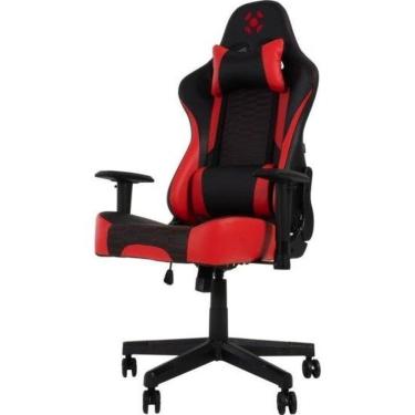 Imagem de Cadeira Gamer Cruiser em Material Sintético com Encosto Reclinável Até 155 Graus e Almo...