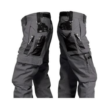 Imagem de Calças Táticas Masculinas 2024 Impermeáveis Com Múltiplos Bolsos Resis