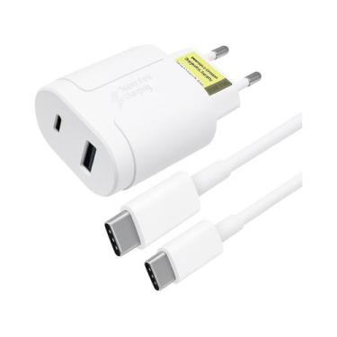 Imagem de Carregador Com Cabo Com Carregamento Rapido Type C PLe285 CC 5.1 - Lel