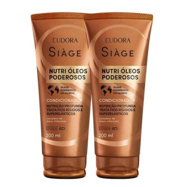 Imagem de Kit 2 Condicionador Nutrição Nutri Óleos Poderosos Cabelos Secos 200ml