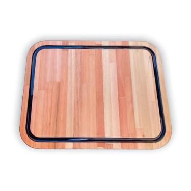 Imagem de Tábua de carne impermeabilizada com vinco resinado - ARTELETRAS - CAMA