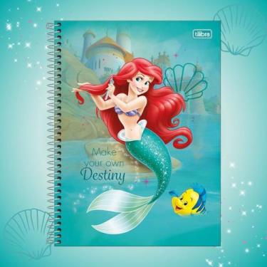 Imagem de Caderno Espiral Universitário Princesas Disney FIT 10 Matérias 160 Fol