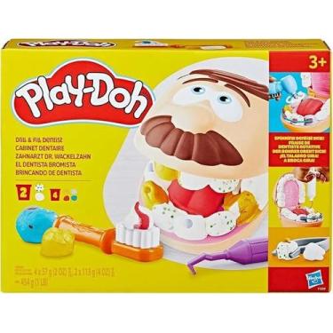 Imagem de Play-doh brincando de dentista