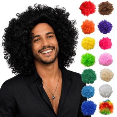 Imagem de Peruca black power super volumosa varias cores cosplay - LIONSWIG, Pre