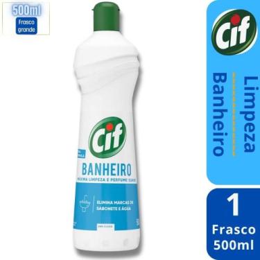 Imagem de Cif Higienizador Profundo Limpeza Antibacteriana para Banheiro 500mL