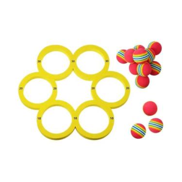 Imagem de Conjunto De Jogos Flutuantes Coloridos Para Piscina, Material EVA Durá