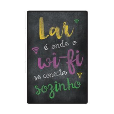 Imagem de Placa Decorativa Grande - Frases - WiFi - cód. 5218 - Cia. Laser