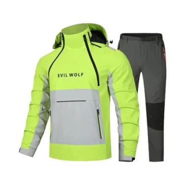 Imagem de Conjunto De Capa De Chuva Para Motociclistas, Jaqueta E Calças Para Pr