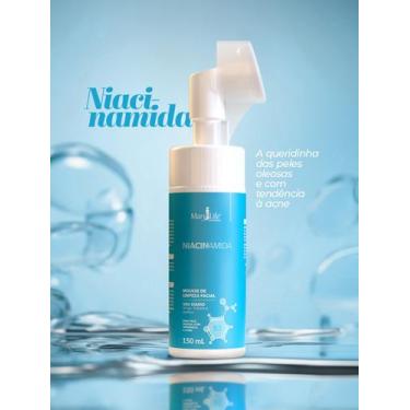 Imagem de MOUSSE de LIMPEZA FACIAL  NIACINAMIDA  ROSA MOSQUETA  COLAGENO  VITAMI