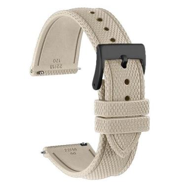 Imagem de Pulseira De Relógio À Prova d'Água De Liberação Rápida Em Tecido De Lo