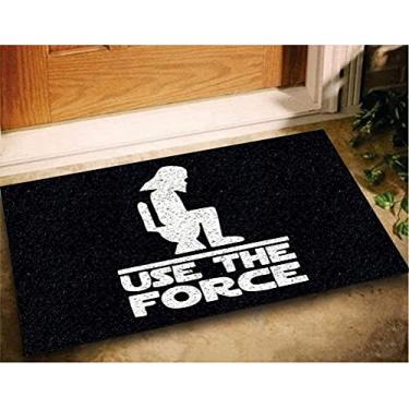 Imagem de Tapete Capacho Use The Force 60x40 Star Wars Casa Entrad Lar