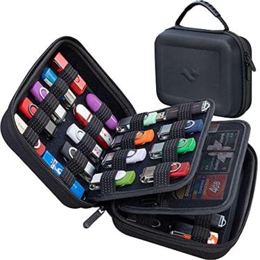 Imagem de ButterFox Grande Capacidade 36 USB Thumb Flash Pen Drive Storage Holder / Cartão de memória SD Cartão Holder Case / Universial Electronic Accessories 