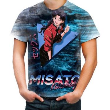 Imagem de Camiseta Camisa Misato Katsuragi Neon Genesis Evangelion 6 - Estilo Kr