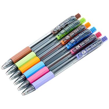 Imagem de Cis 57.5700 Caneta Esferográfica Side Click, cores sortidas (36 unidades)