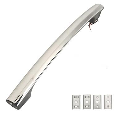 Imagem de Aramox Corrimão de barco iluminado por LED, 53,3 cm, cabo auxiliar iluminado 6000K DC12V 58LM LED 180 kg, resistência à tração, ABS e aço inoxidável 304 para iates e barcos