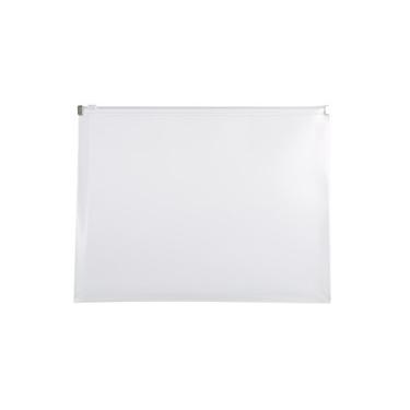 Imagem de Filexec Envelope de poliéster, carga lateral, fecho de zíper, transparente (pacote com 12) (50089-18023)