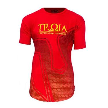 Imagem de Camiseta T-Shirt  Esportiva Troia Sport- Ufc Mma Muay Thai Luta Vermel