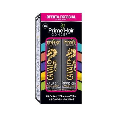 Imagem de Kit Prime Hair Cavalo Dourado Shampoo 270ml + Condicionador 240ml - Pr