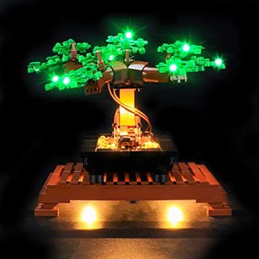 Imagem de YEABRICKS LED Light Kit for Lego - Creator Expert Bonsai Tree(Green) Building Blocks Model, LED Light Set Compatible with 10281(Lego Set NOT Included)