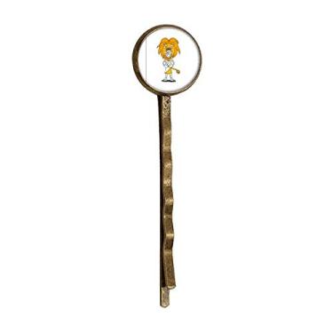 Imagem de Chapéu de Leão Egito Múmia Hórus Retro Metal Hair Bobby Pin Headwear