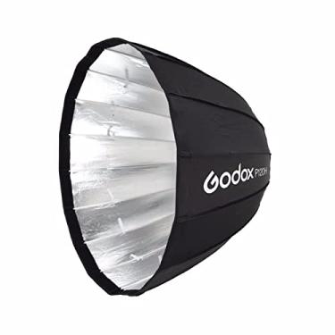 Imagem de GODOX P120H 120 cm Softbox parabólica profunda com anel adaptador Bowens para Aputure COB 120D 120t AD600B AD600BM Flashpoint XPLOR 600 e outros Bowen Mount Studio Flash Speedlite