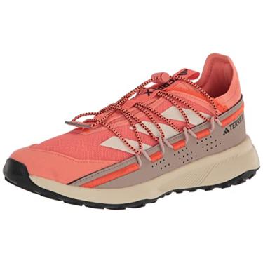 Imagem de adidas Terrex Voyager 21 Trail Tênis de corrida masculino, Coral Fusion/Wonder White/Wonder Taupe, 10.5